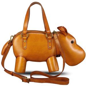 Genuine Leather Handbags Cute Hio Shape Fashion Shoulder Bag :o)